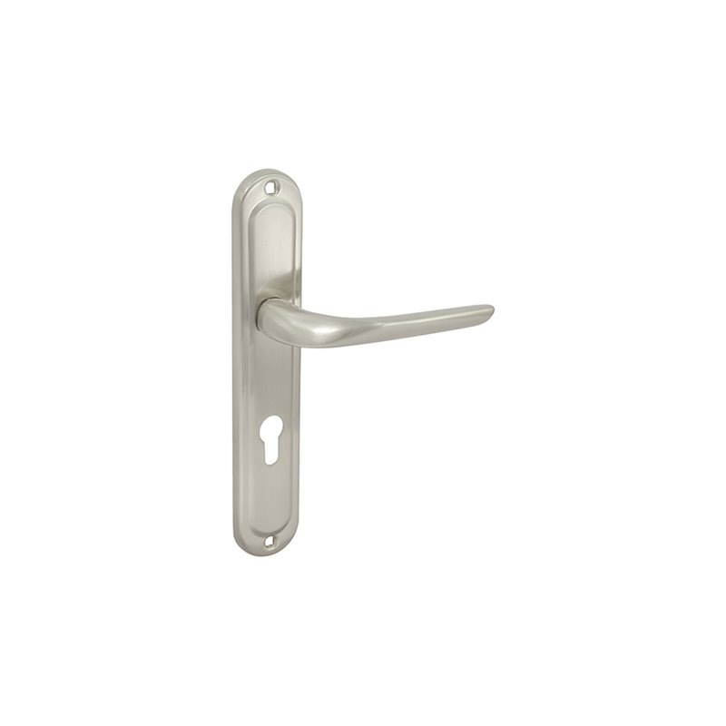 KLAMKA ALUBRASS KRIS 72 WKŁAD NIKIEL SATYNA KLAMKA ALUBRASS KRIS 72 WKŁAD NIKIEL SATYNA