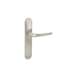 KLAMKA ALUBRASS KRIS BEZ PRZEBICIA NIKIEL SATYNA