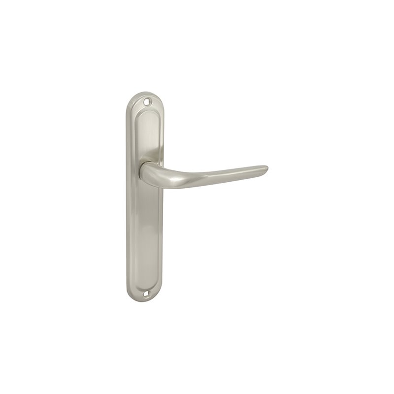 KLAMKA ALUBRASS KRIS BEZ PRZEBICIA NIKIEL SATYNA KLAMKA ALUBRASS KRIS BEZ PRZEBICIA NIKIEL SATYNA