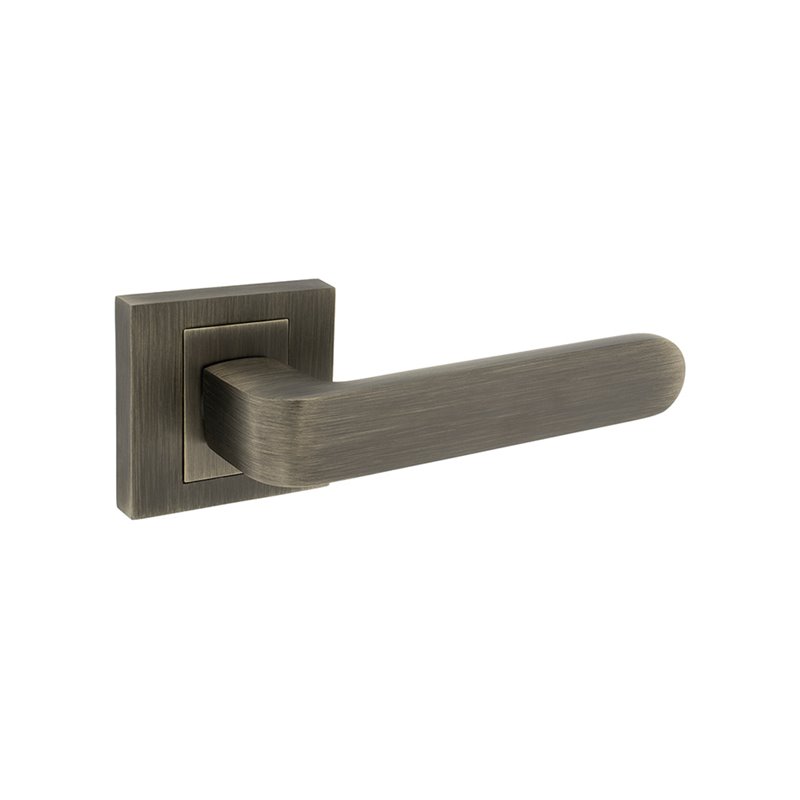 KLAMKA ALUBRASS LADY ROZETA KWADRATOWA PATYNA MAT KLAMKA ALUBRASS LADY ROZETA KWADRATOWA PATYNA MAT