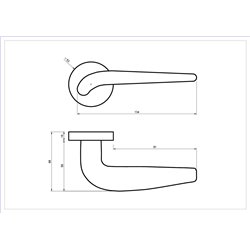 KLAMKA ALUBRASS LIMA ROZETA OKRĄGŁA CHROM BLITZ KLAMKA ALUBRASS LIMA ROZETA OKRĄGŁA CHROM BLITZ