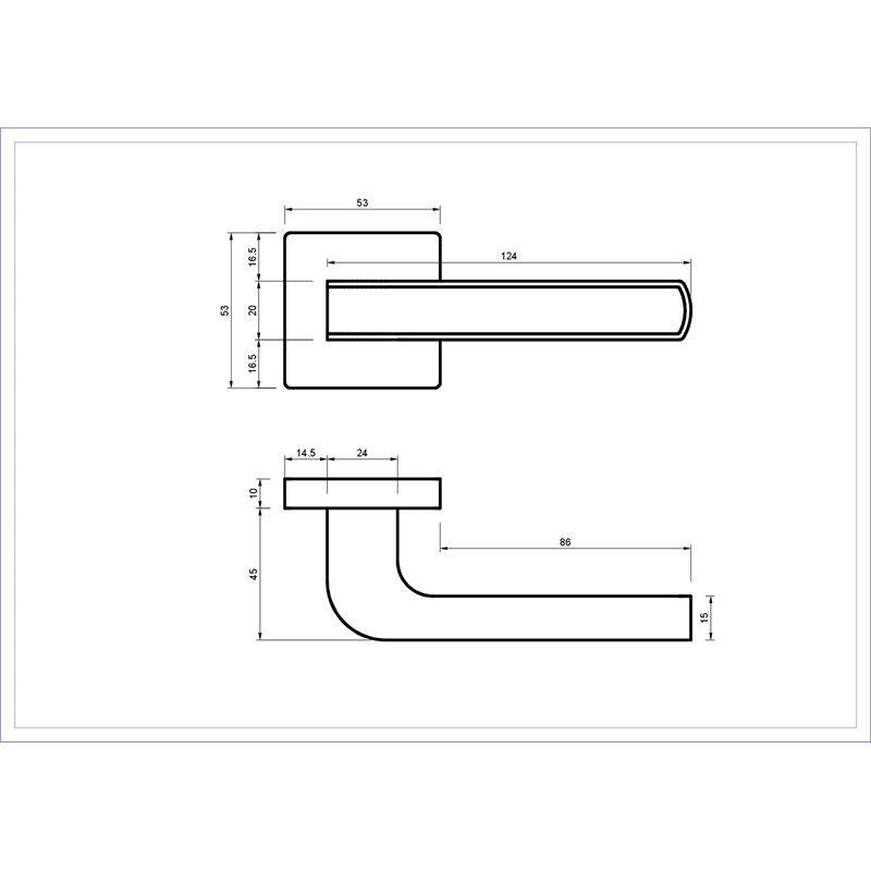 KLAMKA ALUBRASS LOBA ROZETA KWADRATOWA BIAŁY/CHROM BLITZ KLAMKA ALUBRASS LOBA ROZETA KWADRATOWA BIAŁY/CHROM BLITZ