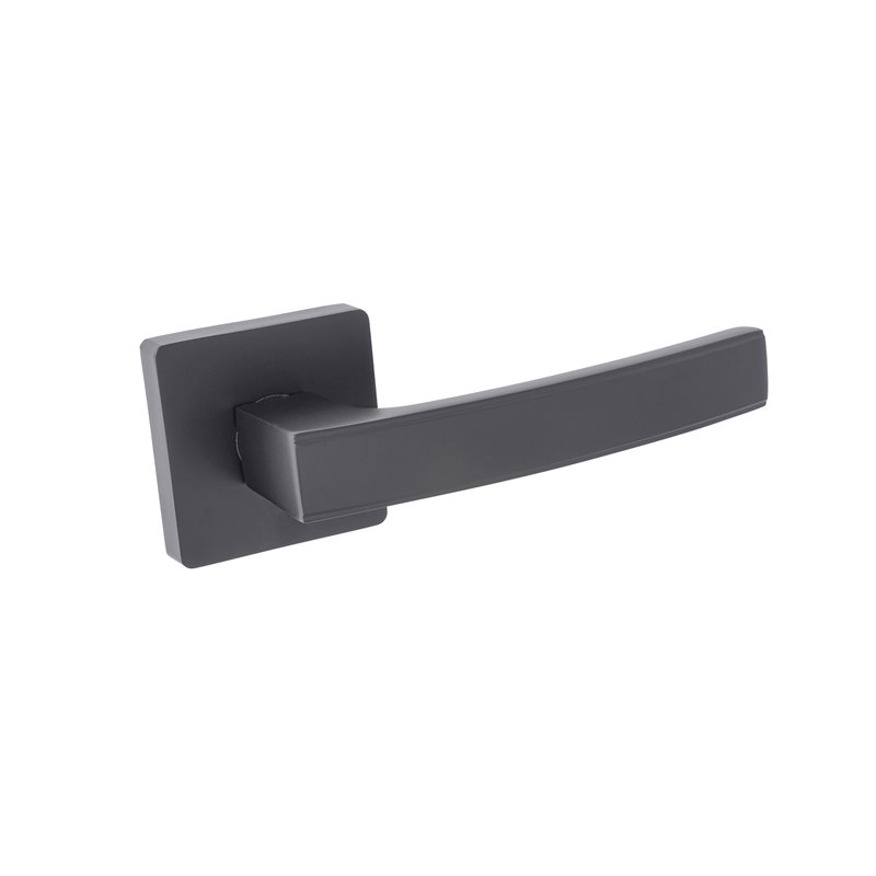 KLAMKA ALUBRASS MONTANA ROZETA KWADRATOWA CZARNA KLAMKA ALUBRASS MONTANA ROZETA KWADRATOWA CZARNA