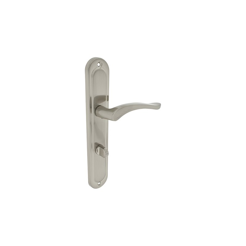 KLAMKA ALUBRASS NATALI 90 WC NIKIEL SATYNA KLAMKA ALUBRASS NATALI 90 WC NIKIEL SATYNA