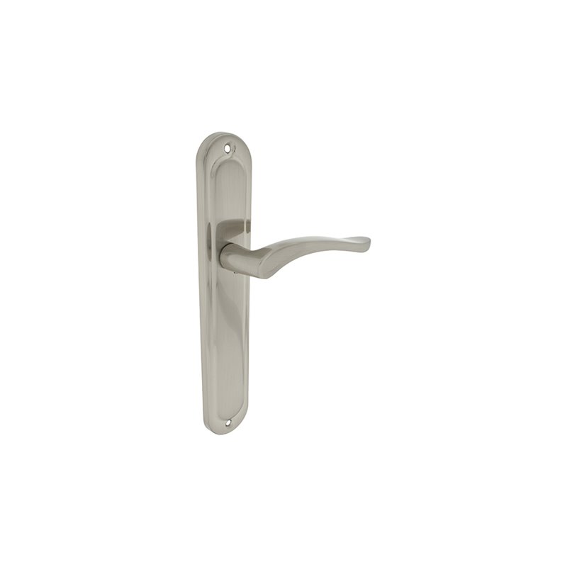 KLAMKA ALUBRASS NATALI BEZ PRZEBICIA NIKIEL SATYNA