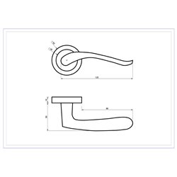 KLAMKA ALUBRASS NATALI ROZETA OKRĄGŁA PATYNA KLAMKA ALUBRASS NATALI ROZETA OKRĄGŁA PATYNA