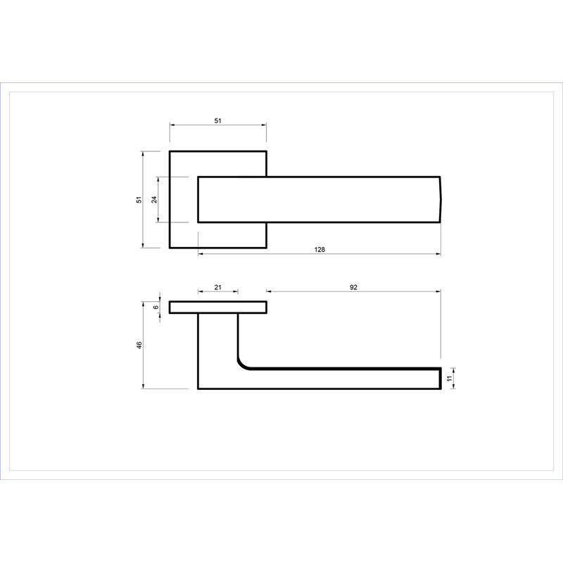 KLAMKA ALUBRASS ORLANDO SLIM ROZETA KWADRATOWA CZARNA BLITZ KLAMKA ALUBRASS ORLANDO SLIM ROZETA KWADRATOWA CZARNA BLITZ