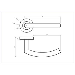 KLAMKA ALUBRASS PAROS ROZETA OKRĄGŁA STAL NIERDZEWNA KLAMKA ALUBRASS PAROS ROZETA OKRĄGŁA STAL NIERDZEWNA