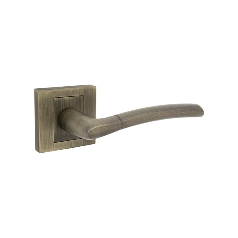 KLAMKA ALUBRASS PORTO ROZETA KWADRAT PATYNA MAT KLAMKA ALUBRASS PORTO ROZETA KWADRAT PATYNA MAT