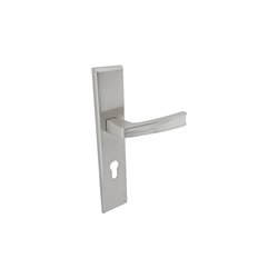 KLAMKA ALUBRASS QUEEN 90 PZ NIKIEL SATYNA LEWA