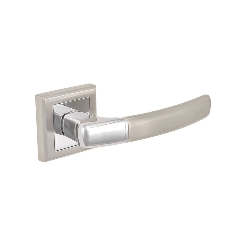 KLAMKA ALUBRASS RODOS ROZETA KWADRATOWA NIKIEL CHROM KLAMKA ALUBRASS RODOS ROZETA KWADRATOWA NIKIEL CHROM