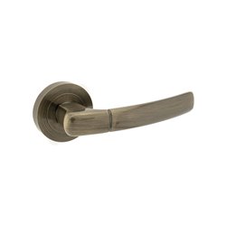 KLAMKA ALUBRASS RODOS ROZETA OKRĄGŁA PATYNA