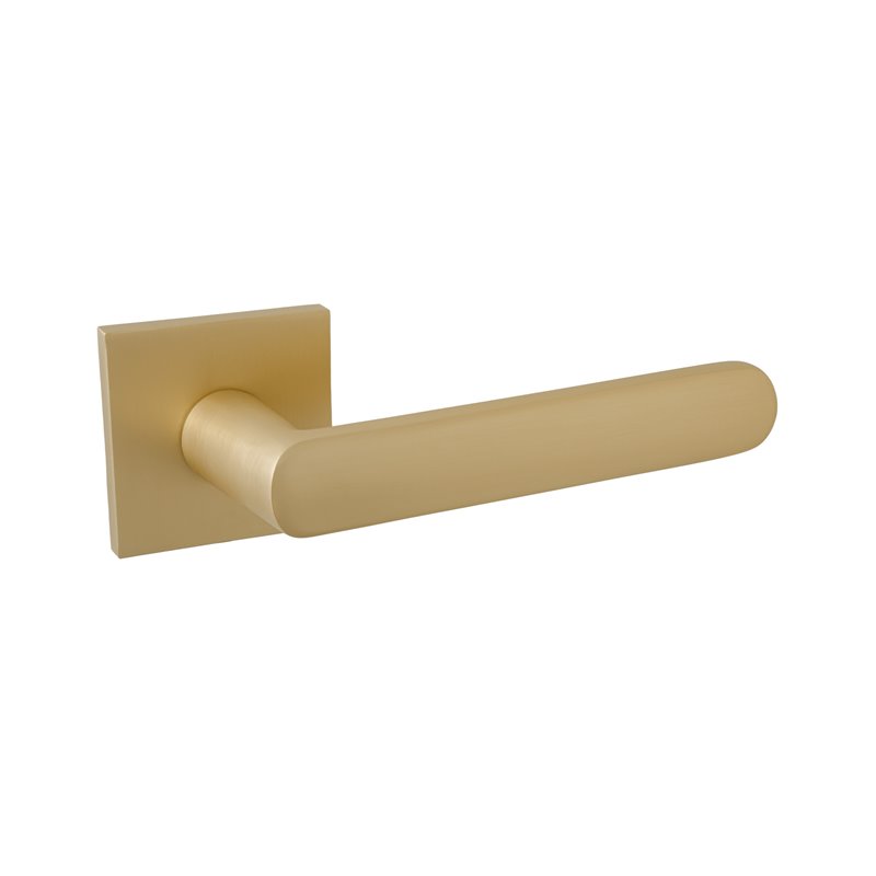 KLAMKA ALUBRASS SANTIA SLIM ROZETA KWADRATOWA SATYNA MOSIĄDZ KLAMKA ALUBRASS SANTIA SLIM ROZETA KWADRATOWA SATYNA MOSIĄDZ