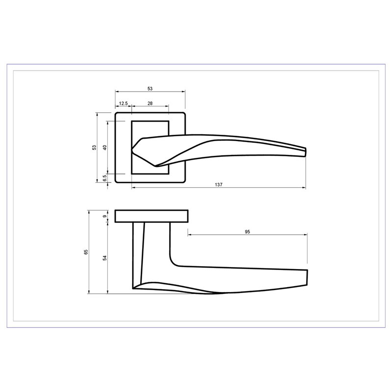 KLAMKA ALUBRASS SUMATRA ROZETA KWADRATOWA CHROM BLITZ KLAMKA ALUBRASS SUMATRA ROZETA KWADRATOWA CHROM BLITZ