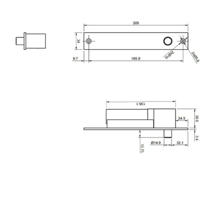 ELEKTRORYGIEL SOLENOIDOWY HARTTE SBL12RM, REWERSYJNY (NO)