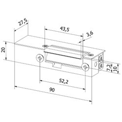 ELEKTROZACZEP BIRA EL1-005 WZMOCNIONY DO FURTEK, ZE STALOWYM ZACZEPEM 12V DC