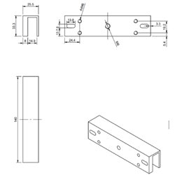 MG180U ELEMENT MONTAŻOWY U DO ZWÓR HARTTE MG180SR ORAZ MSS180S MG180U ELEMENT MONTAŻOWY U DO ZWÓR HARTTE MG180SR ORAZ MSS180S