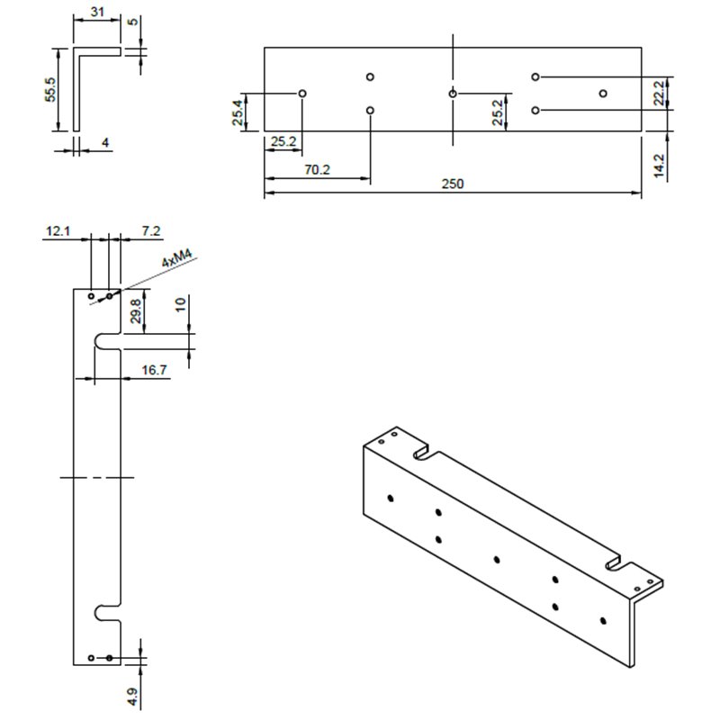 MG350ZL ELEMENT MONTAŻOWY ZL DO ZWORY HARTTE MG350SR MG350ZL ELEMENT MONTAŻOWY ZL DO ZWORY HARTTE MG350SR