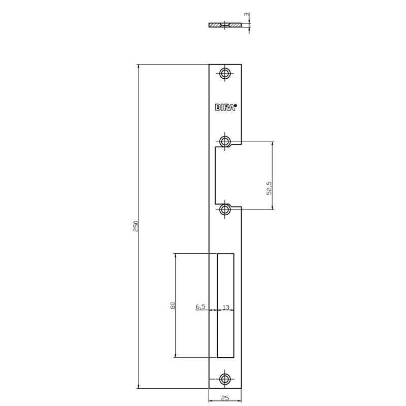 PŁASKOWNIK DŁUGI HARTTE OK-P6 250X25X3MM., LEWY/PRAWY, OCYNK PŁASKOWNIK DŁUGI HARTTE OK-P6 250X25X3MM., LEWY/PRAWY, OCYNK