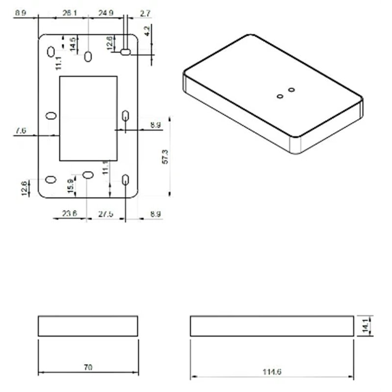 PRZYCISK WYJŚCIA HARTTE EB06 NATYNKOWY, BEZDOTYKOWY, Z PODTRZYMANIEM DO 30 SEKUND