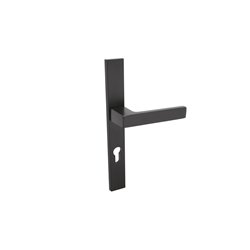 KLAMKA ALUBRASS THEO 72 WKŁAD SLIM F8 - BLACK