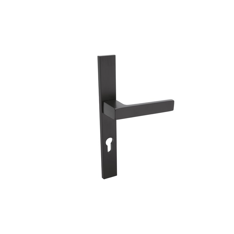 KLAMKA ALUBRASS THEO 72 WKŁAD SLIM F8 - BLACK KLAMKA ALUBRASS THEO 72 WKŁAD SLIM F8 - BLACK