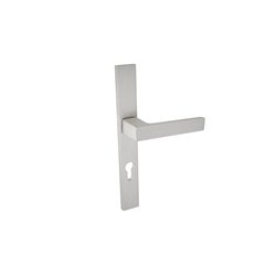 KLAMKA ALUBRASS THEO 92 WKŁAD SLIM F9 - TYTAN