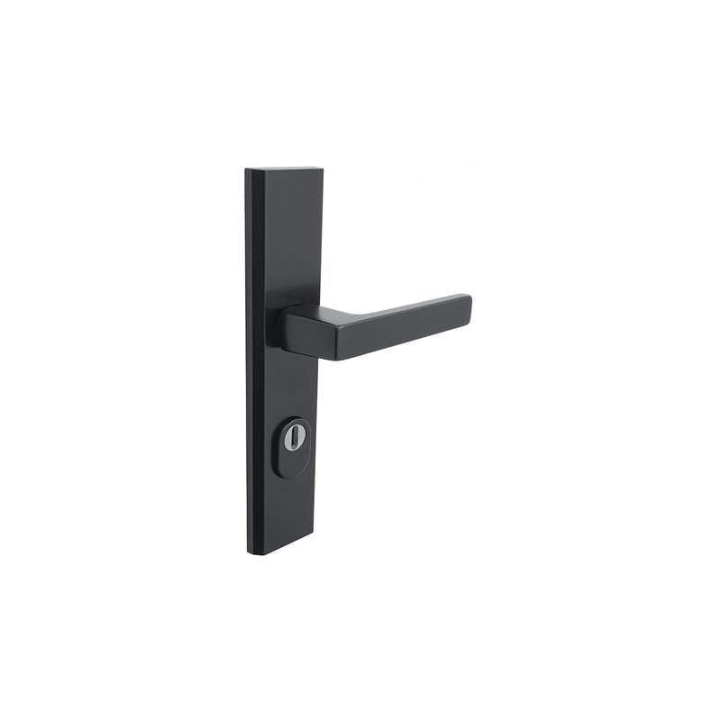 KLAMKA ALUBRASS THEO Z ZABEZPIECZENIEM 72 WKŁAD F8 - BLACK 3 KLASA KLAMKA ALUBRASS THEO Z ZABEZPIECZENIEM 72 WKŁAD F8 - BLACK 3 KLASA