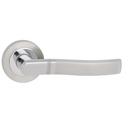 KLAMKA ALUBRASS TORINO ROZETA OKRĄGŁA NIKIEL CHROM