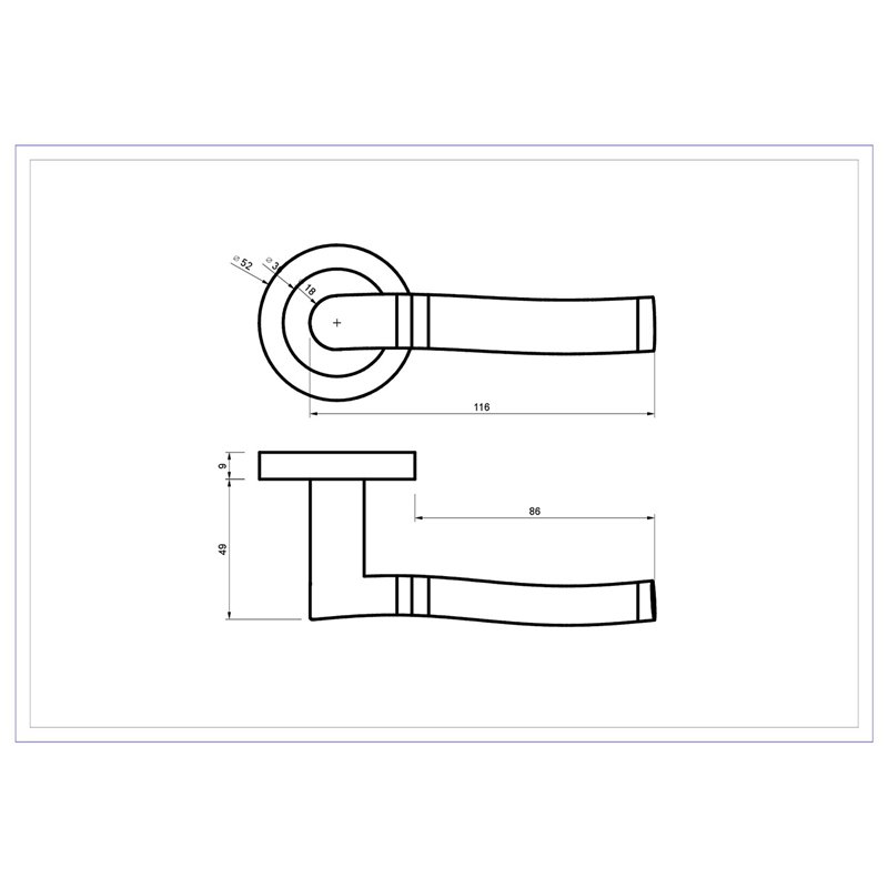 KLAMKA ALUBRASS TORINO ROZETA OKRĄGŁA NIKIEL CHROM KLAMKA ALUBRASS TORINO ROZETA OKRĄGŁA NIKIEL CHROM