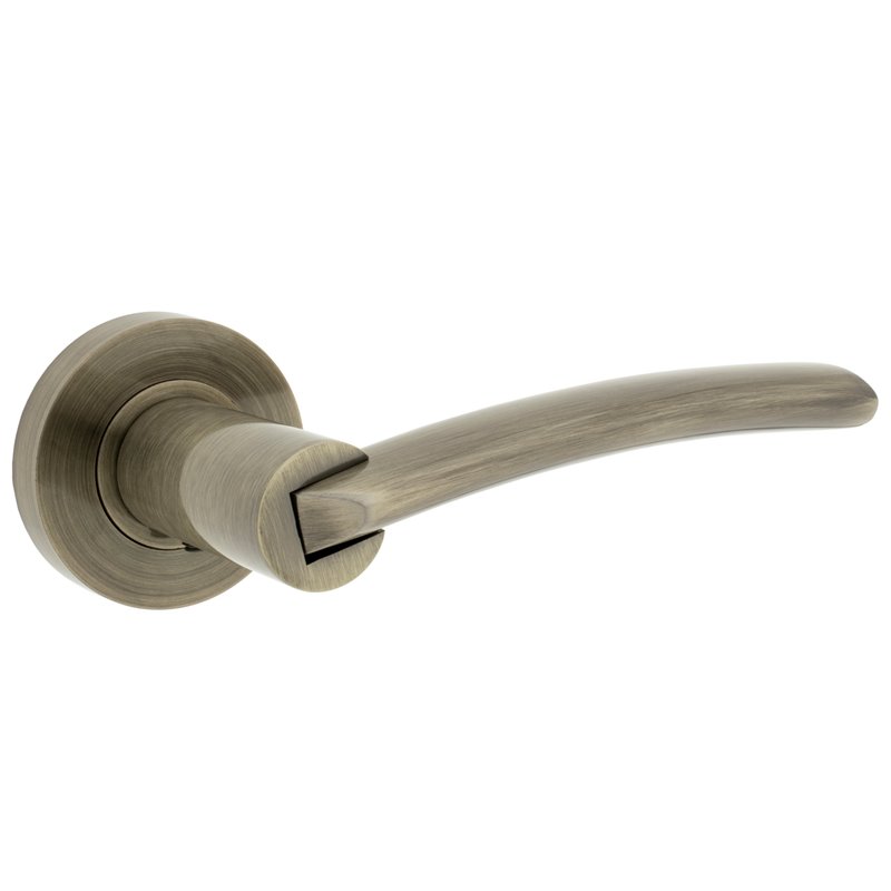 KLAMKA ALUBRASS VEGA ROZETA OKRĄGŁA PATYNA KLAMKA ALUBRASS VEGA ROZETA OKRĄGŁA PATYNA