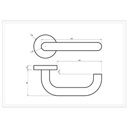 KLAMKA ALUBRASS ZENIT ROZETA OKRĄGŁA CZARNY KLAMKA ALUBRASS ZENIT ROZETA OKRĄGŁA CZARNY