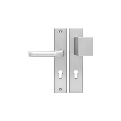 KLAMKO-POCHWYT ALUBRASS NEO 92 WKŁAD F9 - TYTAN