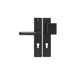 KLAMKO-POCHWYT ALUBRASS THEO 92 WKŁAD F8 - BLACK