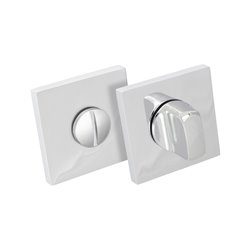 SZYLD ALUBRASS D SLIM KWADRATOWY WC CHROM