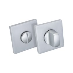 SZYLD ALUBRASS D SLIM KWADRATOWY WC CHROM MAT