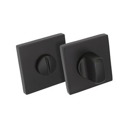 SZYLD ALUBRASS D SLIM KWADRATOWY WC CZARNY