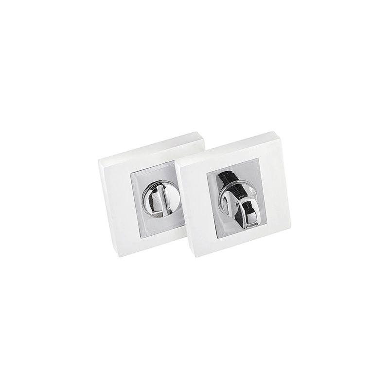 SZYLD ALUBRASS I NA WC BIAŁY CHROM SZYLD ALUBRASS I NA WC BIAŁY CHROM