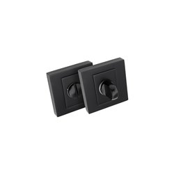 SZYLD ALUBRASS I NA WC CZARNY