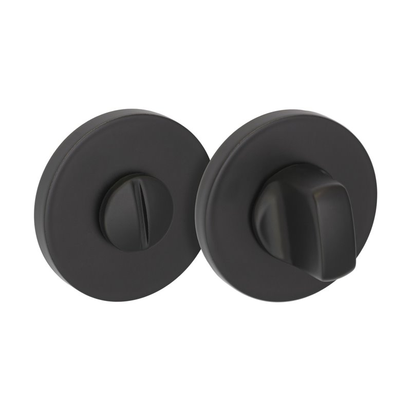 SZYLD ALUBRASS V SLIM OKRĄGŁY WC CZARNY SZYLD ALUBRASS V SLIM OKRĄGŁY WC CZARNY