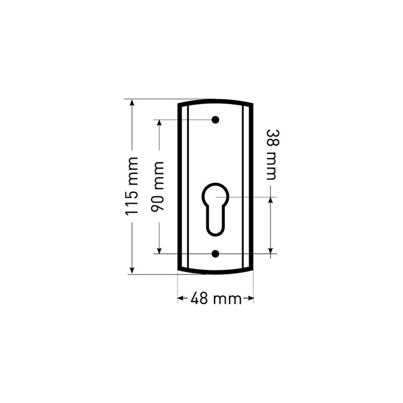 SZYLD ALUBRASS ZEWNĘTRZNY NA WKŁAD NIKIEL CHROM (MATI) SZYLD ALUBRASS ZEWNĘTRZNY NA WKŁAD NIKIEL CHROM (MATI)