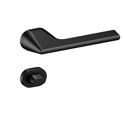 KLAMKA INFINITY LUKKA RT NA ROZECIE ROT CZARNY