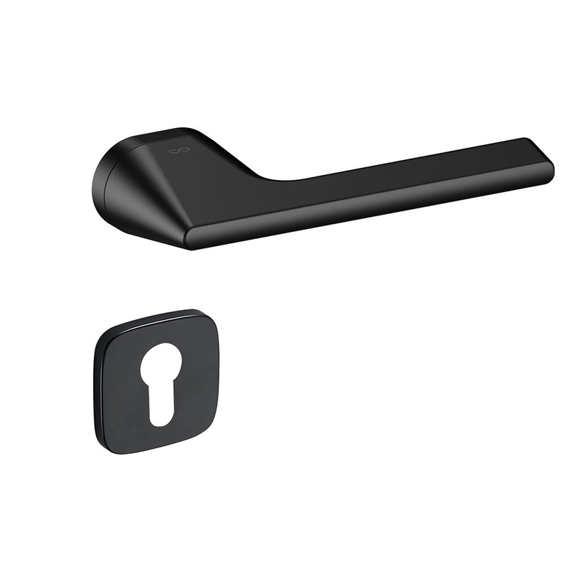 KLAMKA INFINITY LUKKA RT NA ROZECIE ROT CZARNY