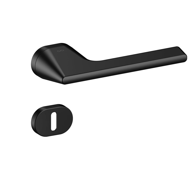 KLAMKA INFINITY LUKKA RT NA ROZECIE ROT CZARNY