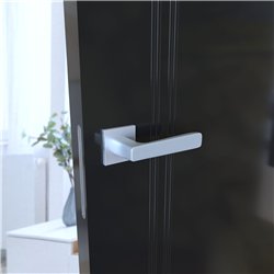 KLAMKA INFINITY NA ROZECIE KWADRATOWEJ 6MM PARMA FIT CHROM MAT