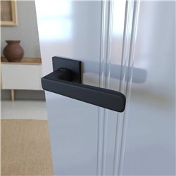 KLAMKA INFINITY NA ROZECIE KWADRATOWEJ 6MM PARMA FIT CZARNY KLAMKA INFINITY NA ROZECIE KWADRATOWEJ 6MM PARMA FIT CZARNY