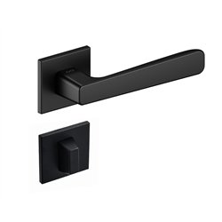 KLAMKA INFINITY NA ROZECIE KWADRATOWEJ 6MM PARMA FIT CZARNY KLAMKA INFINITY NA ROZECIE KWADRATOWEJ 6MM PARMA FIT CZARNY