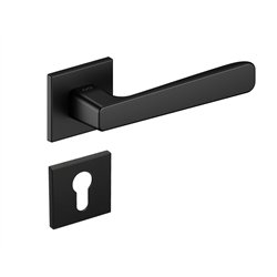 KLAMKA INFINITY NA ROZECIE KWADRATOWEJ 6MM PARMA FIT CZARNY KLAMKA INFINITY NA ROZECIE KWADRATOWEJ 6MM PARMA FIT CZARNY