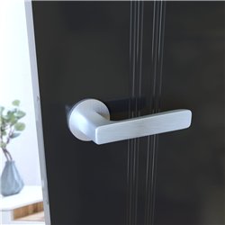 KLAMKA INFINITY NA ROZECIE OKRĄGŁEJ 6MM PARMA FIT CHROM MAT