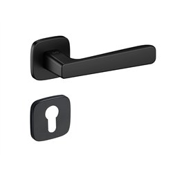 KLAMKA INFINITY NA ROZECIE OWALNEJ 6MM PARMA FIT CZARNY KLAMKA INFINITY NA ROZECIE OWALNEJ 6MM PARMA FIT CZARNY